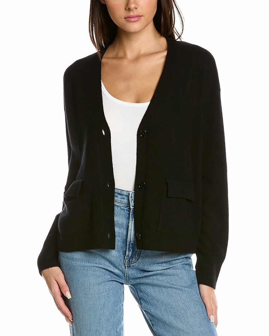women Philosophy Over Washed V-Neck Cashmere Cardigan