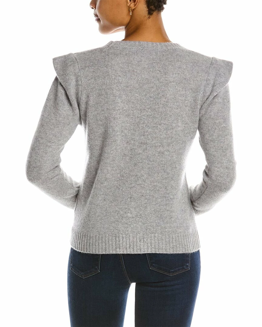 women philosophy Folded Shoulder Cashmere Sweater - Image 2