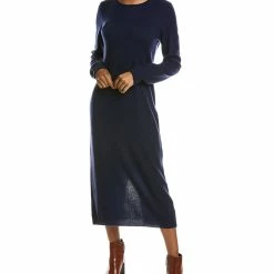 women philosophy Bateau Neck Cashmere Midi Dress