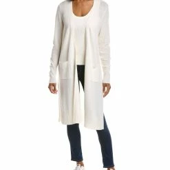 women philosophy Open Front Cashmere Duster