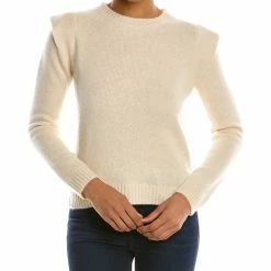 women philosophy Folded Shoulder Cashmere Sweater