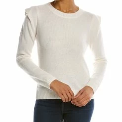 women philosophy Folded Shoulder Cashmere Sweater