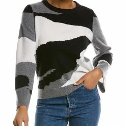 women philosophy Camo Cashmere Sweater