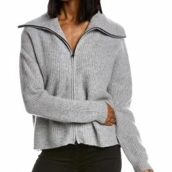 women philosophy Mock Neck Cashmere Jacket