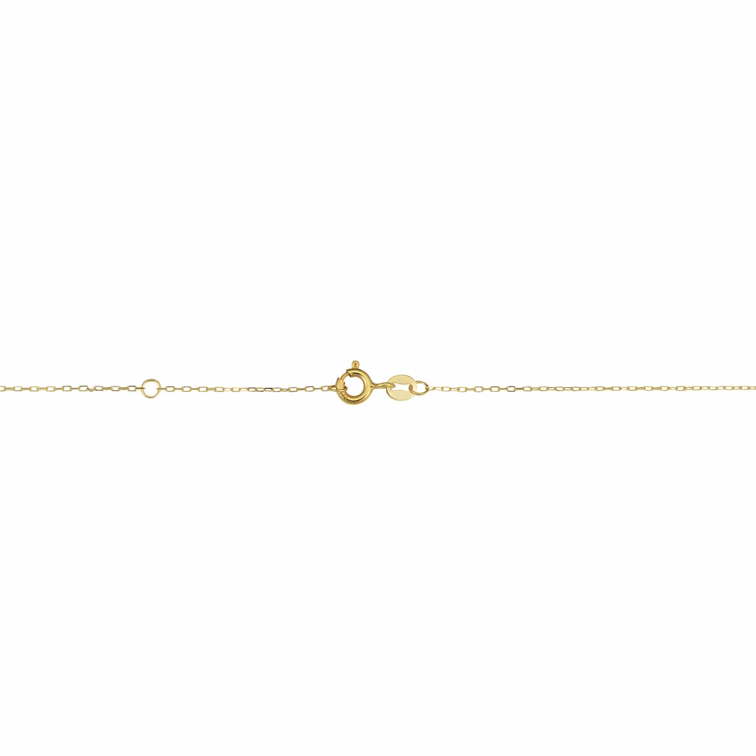 Fremada women 14k Yellow Gold Heart Layered Necklace (adjusts to 17 or 18 inch) - Image 2