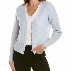 women philosophy Pointelle Cashmere Cardigan