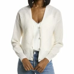 women philosophy Pointelle Cashmere Cardigan