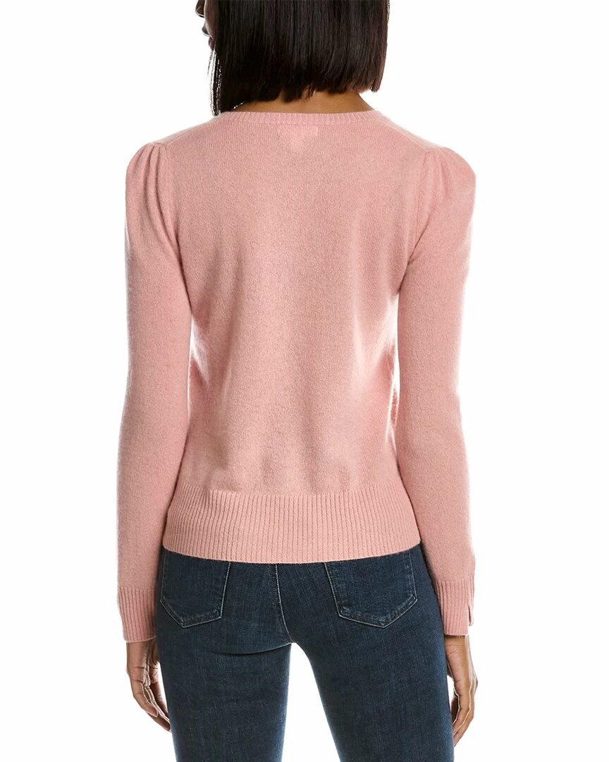 women philosophy Pleated Shoulder Cashmere Cardigan - Image 2