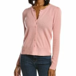 women philosophy Pleated Shoulder Cashmere Cardigan