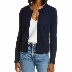 women philosophy Pleated Shoulder Cashmere Cardigan