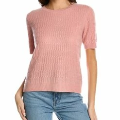 women Philosophy Novelty Stitch Cashmere Sweater
