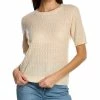 women Philosophy Novelty Stitch Cashmere Sweater